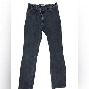 Abercrombie & Fitch Women's Black Jeans Slim Straight Ulta High Rise